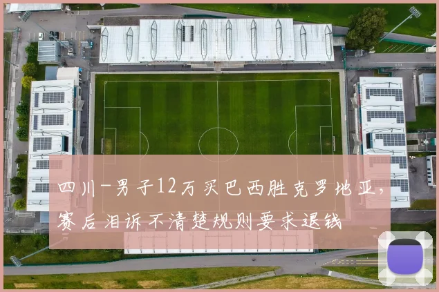四川-男子12万买巴西胜克罗地亚，赛后泪诉不清楚规则要求退钱